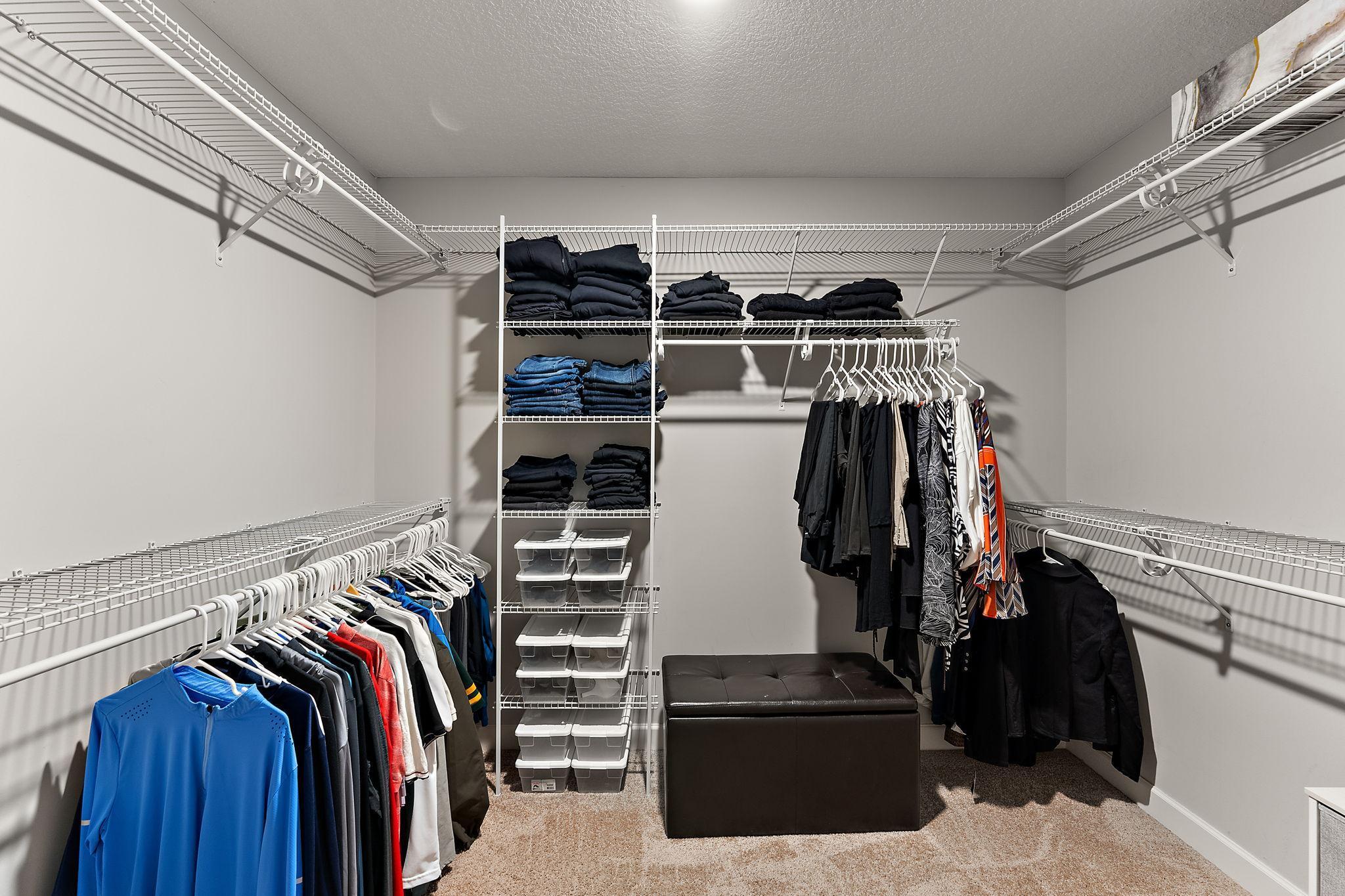 Full closet to fill with all your seasonal wear