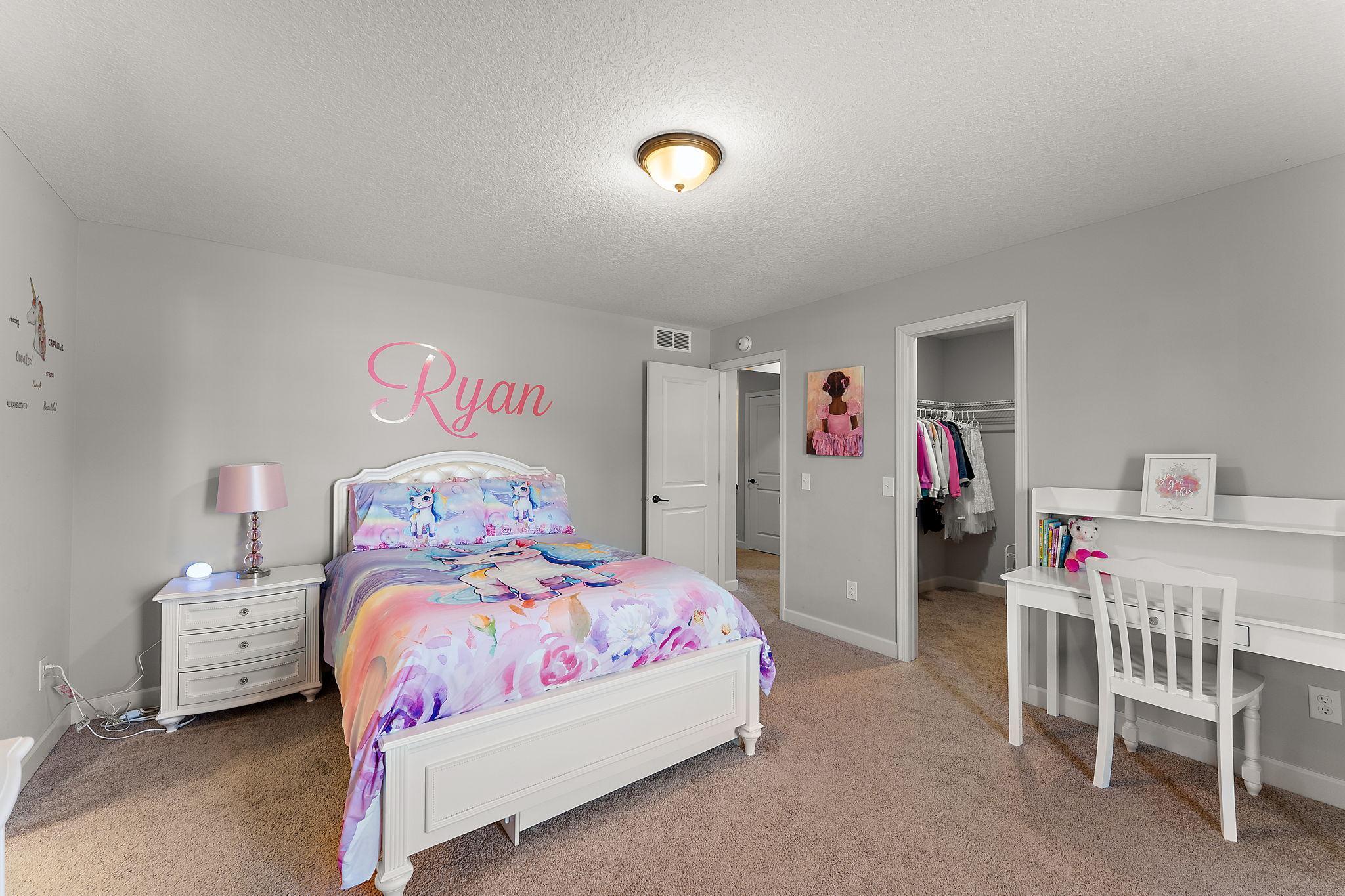 Large bedrooms with walk-in closet and Jack N Jill bathroom