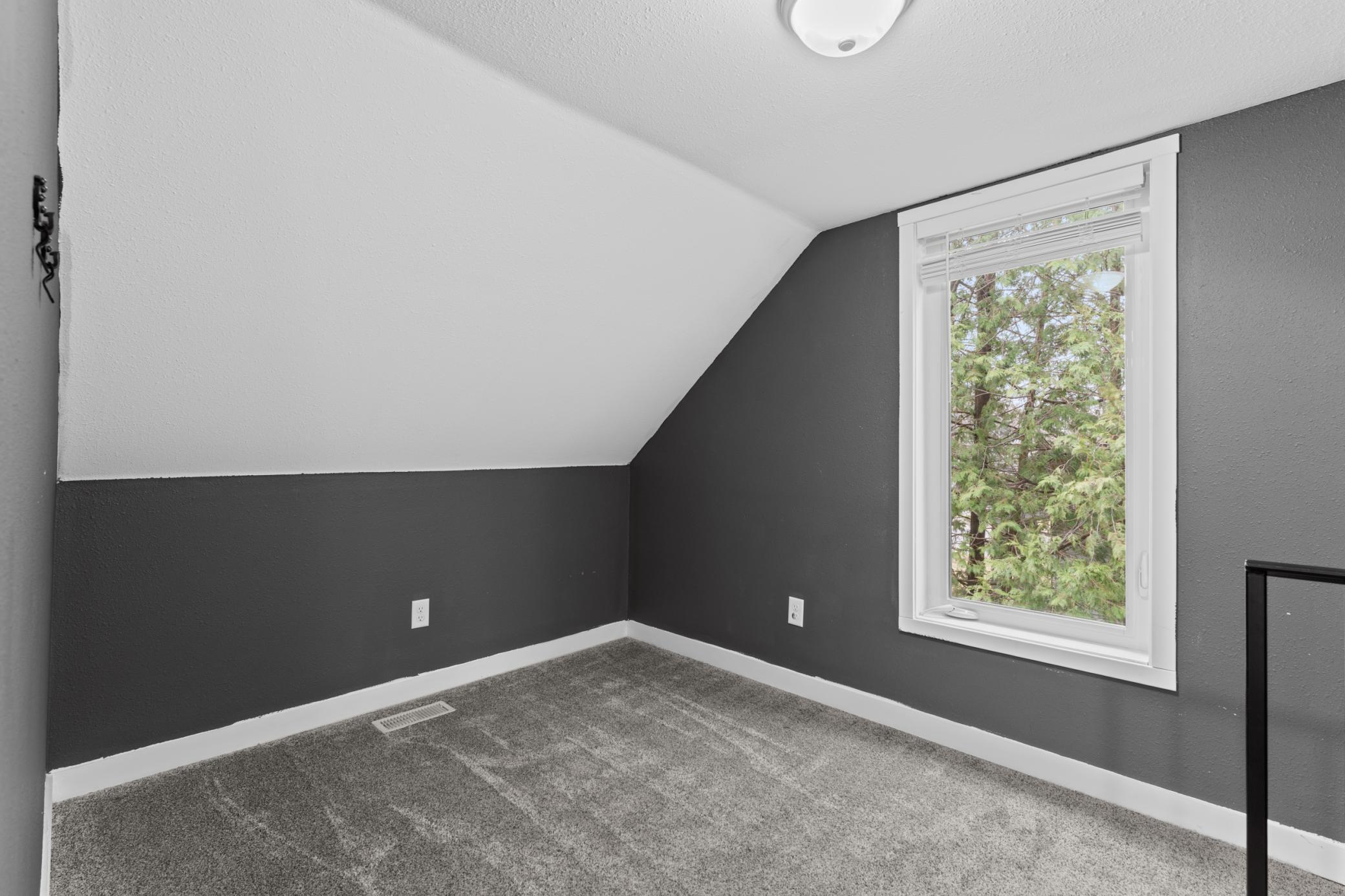 Second level loft area