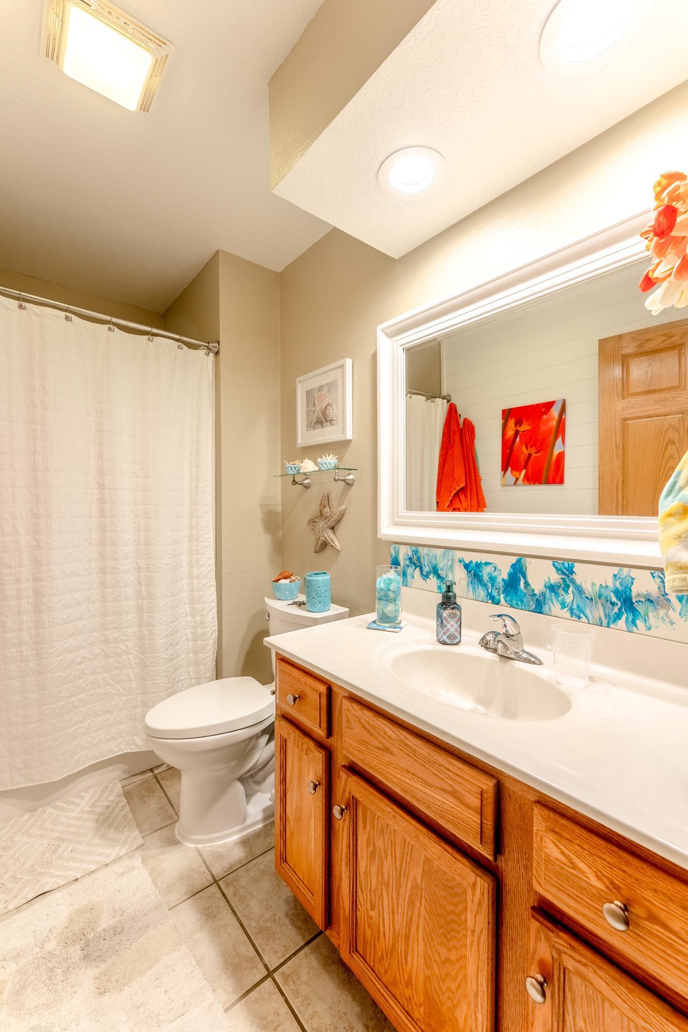 Main Bathroom with walk-in shower