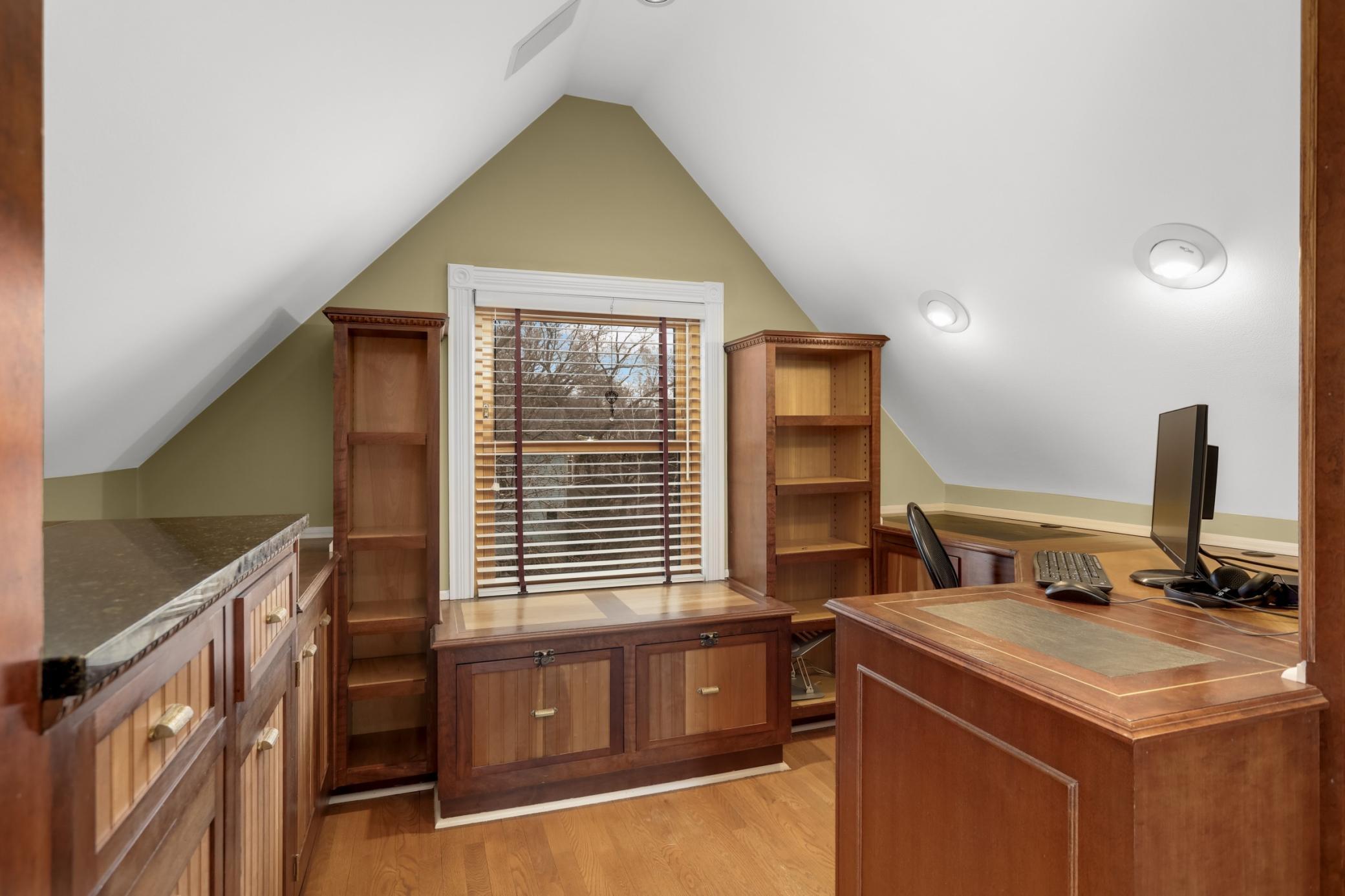 Office space off kitchen