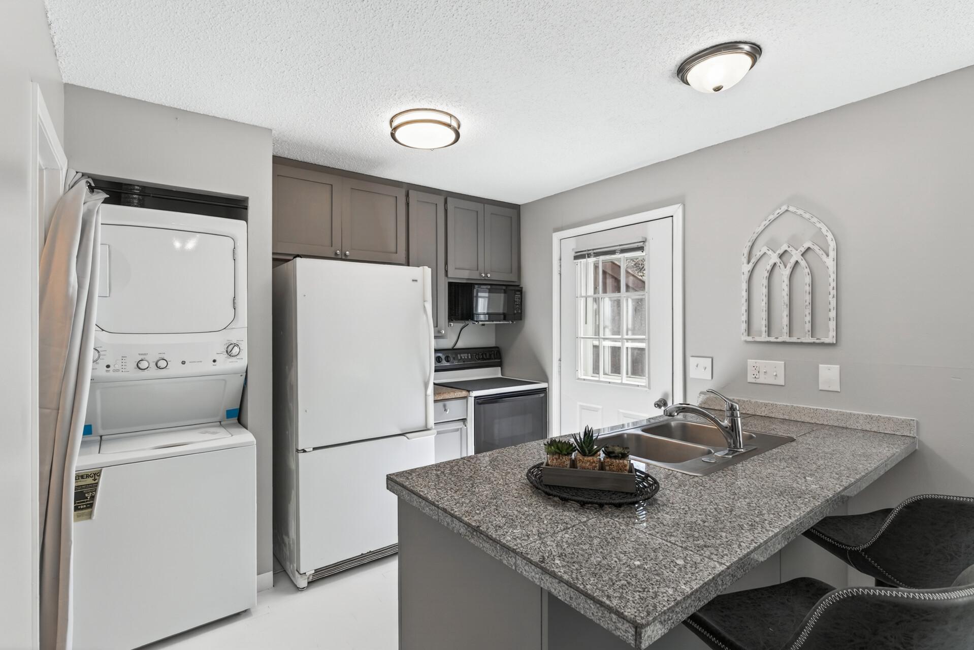 New wash machine & Dryer.