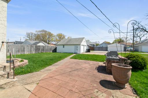 Great yard with patio is a great entertaining area