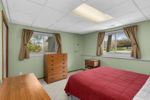 Lower level 3rd bedroom.