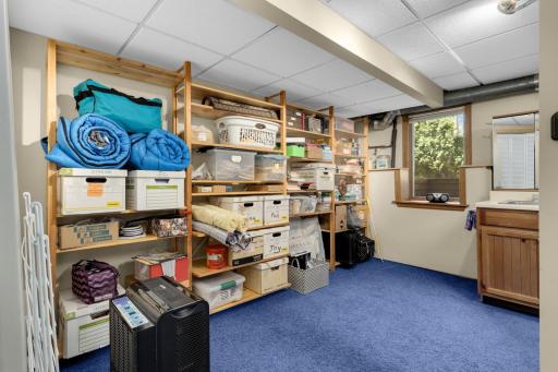 Basement with egress window—potential 5th bedroom.