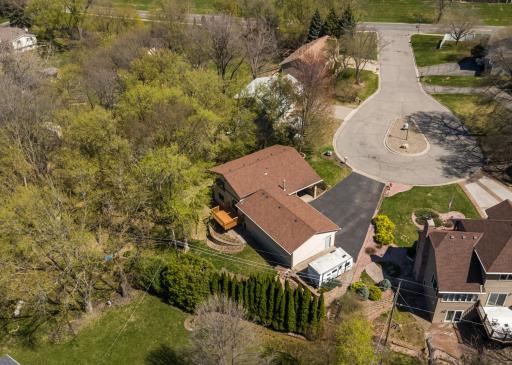 Located on a private cul-de-sac setting.