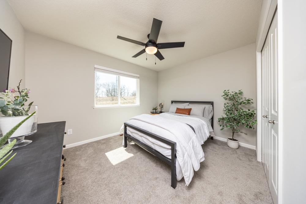 Second bedroom on the upper level