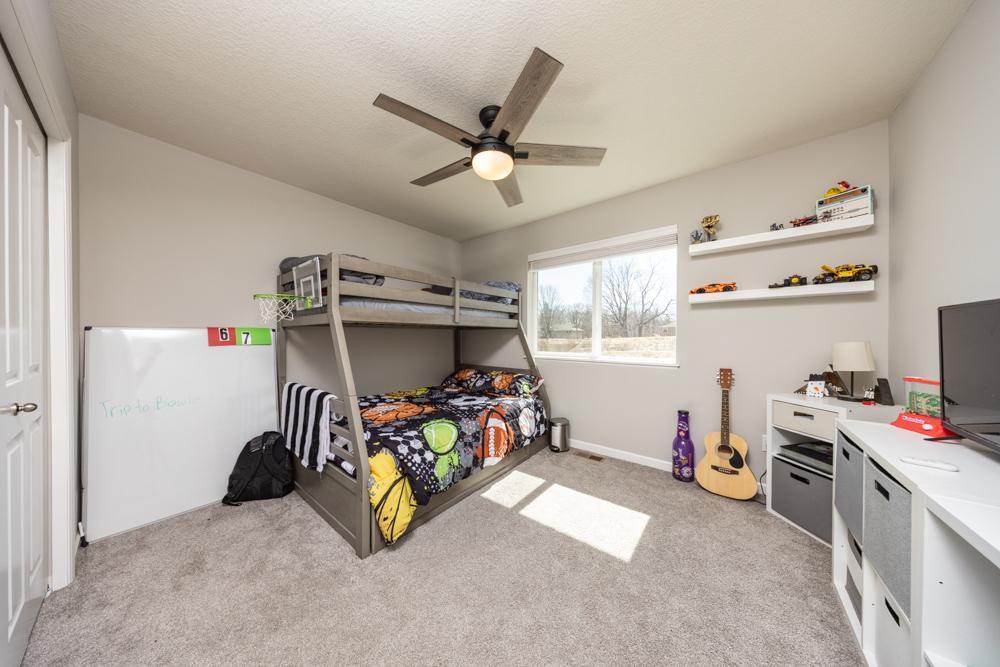 Third bedroom on the upper level