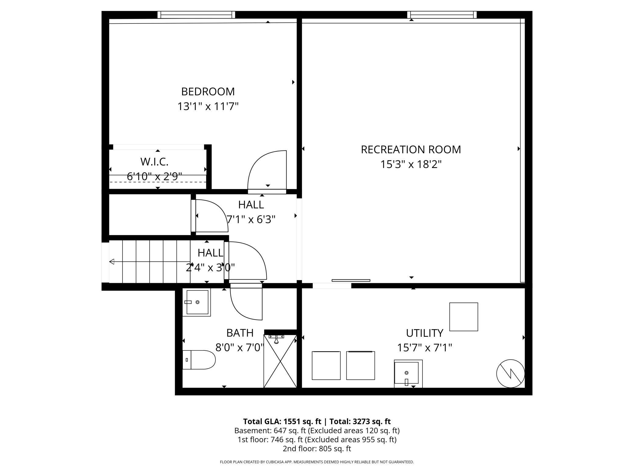 Lower level floorplan
