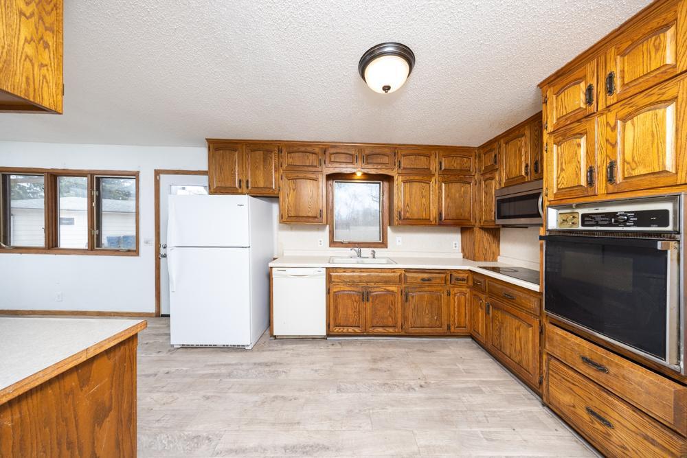Lots of cabinet space in this sun filled kitchen
