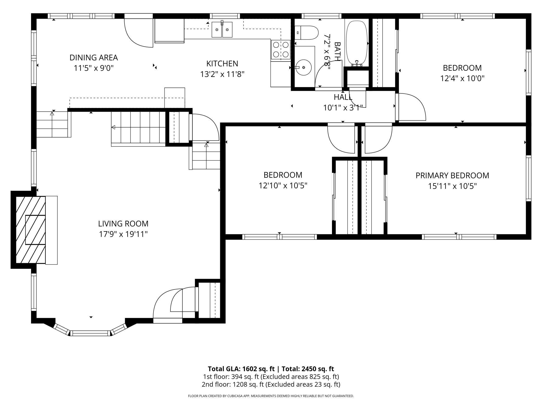 Upper Two Levels Floorplan
