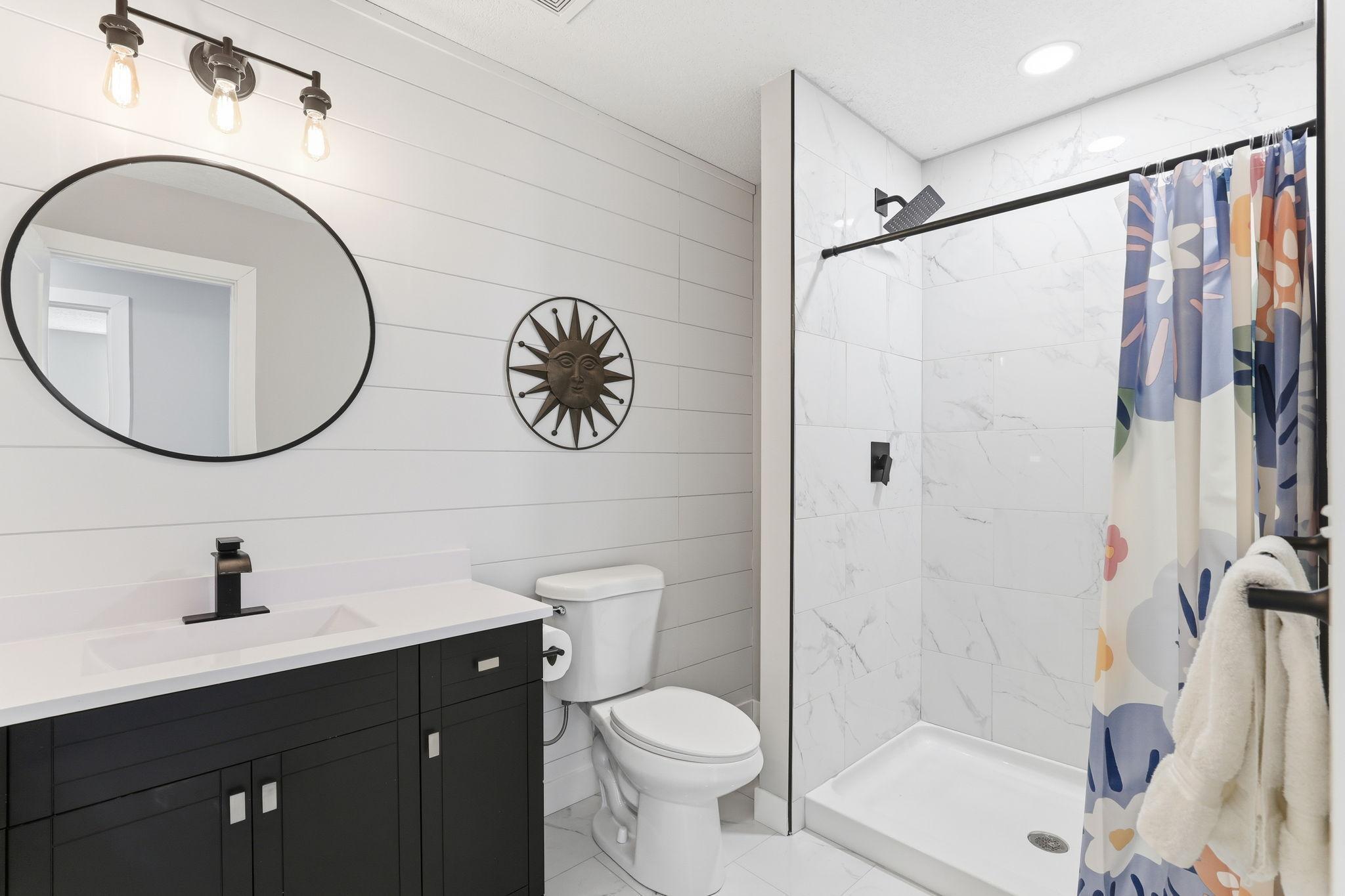 Lower Level Ceramic 3/4 Bath!