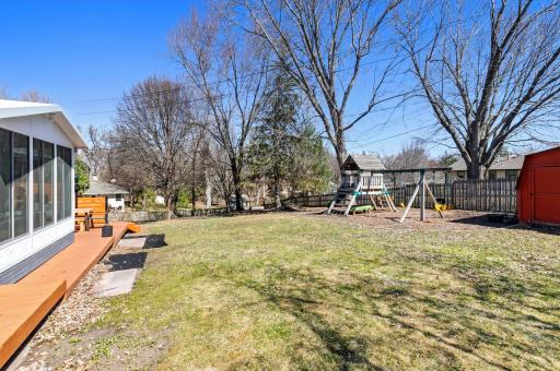 This is a wonderful yard for spending time outdoors.