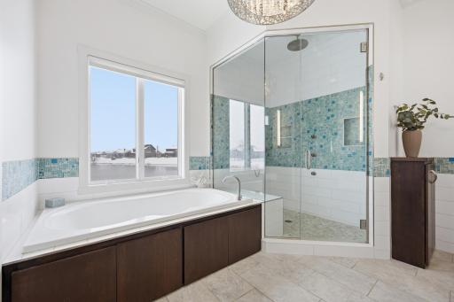 Master Bath - Jetted Tub and Steam Shower