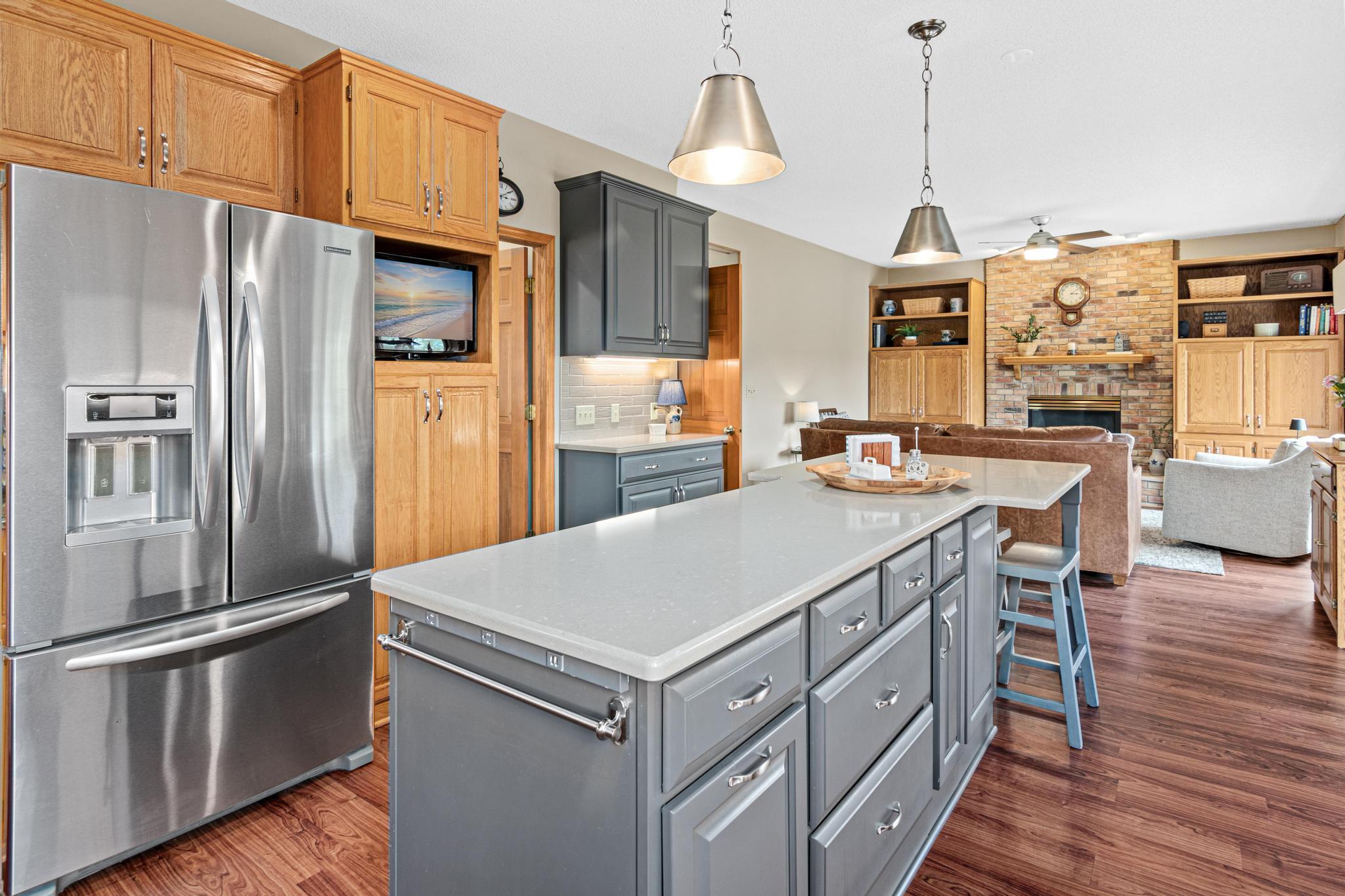 Storage drawer galore! Best kitchen design ever!