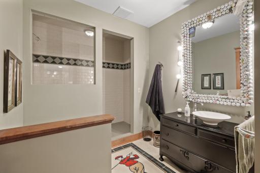 Lower Level oversized walk-in shower!
