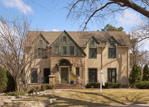 "Storybook" style home in Edina's Country Club neighborhood