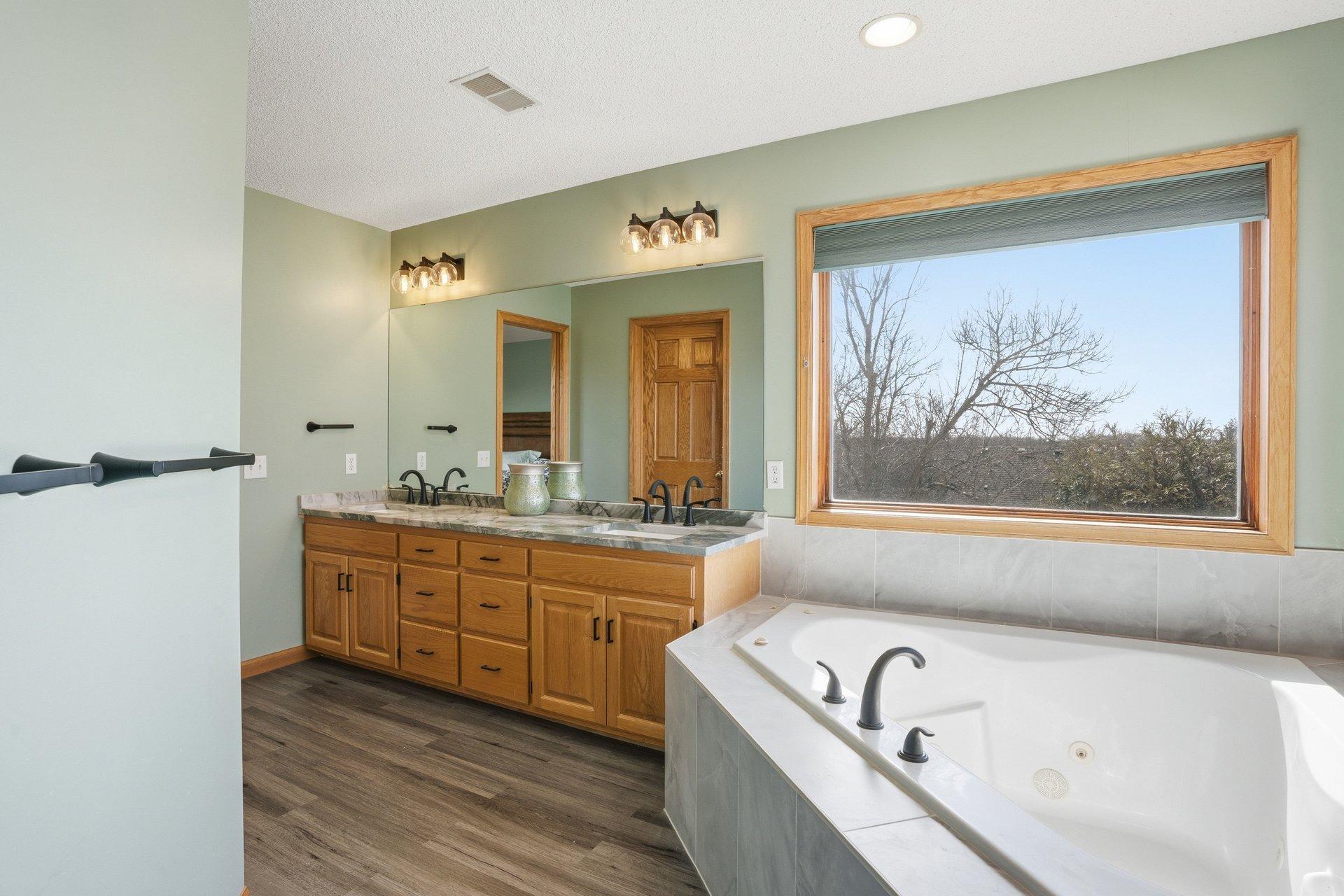 Primary master suite bathroom
