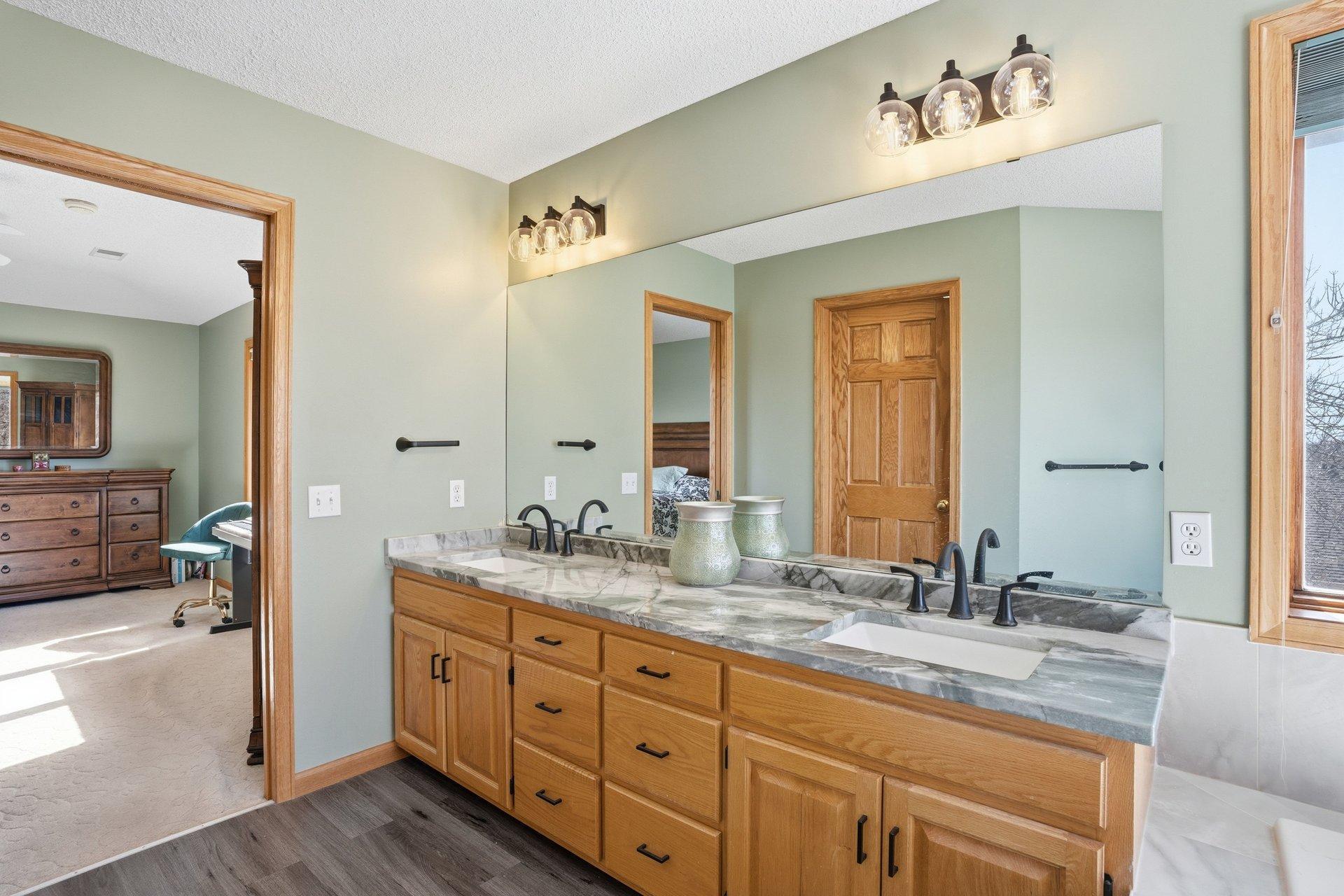 Primary master suite bathroom