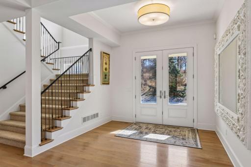 The 11x10 foyer provides a great space to welcome guests