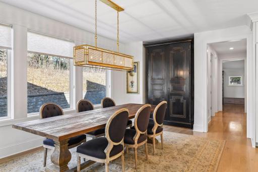The spacious 18x11 dining area can be used for both formal and informal meals