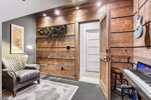 This room could also be used as a tucked away home office with lots of privacy