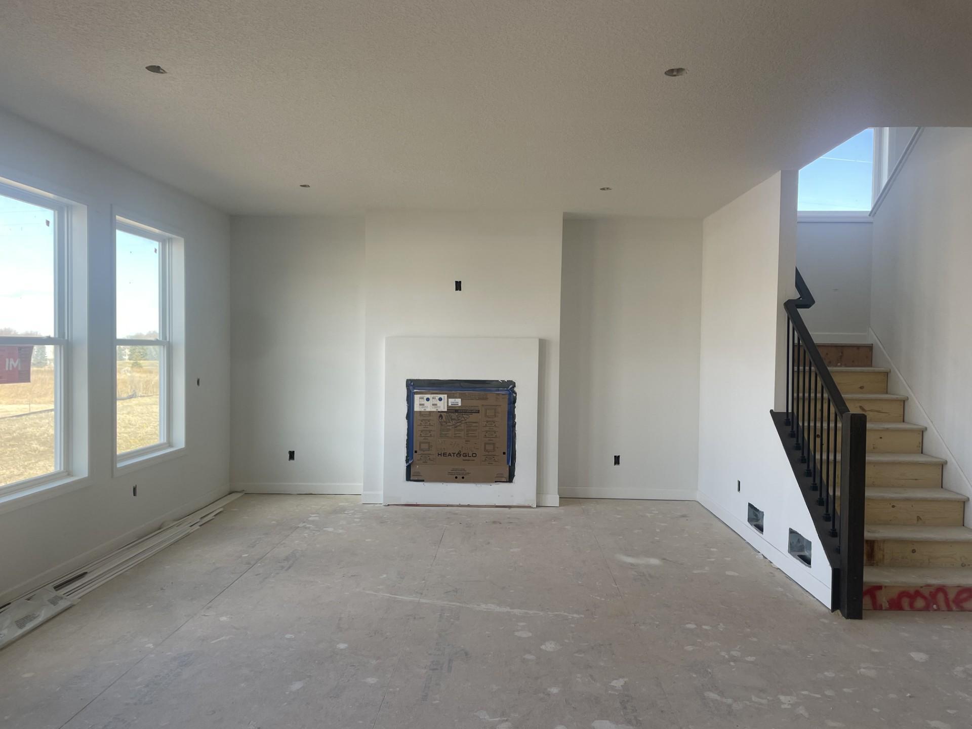 Progress photo of actual home!