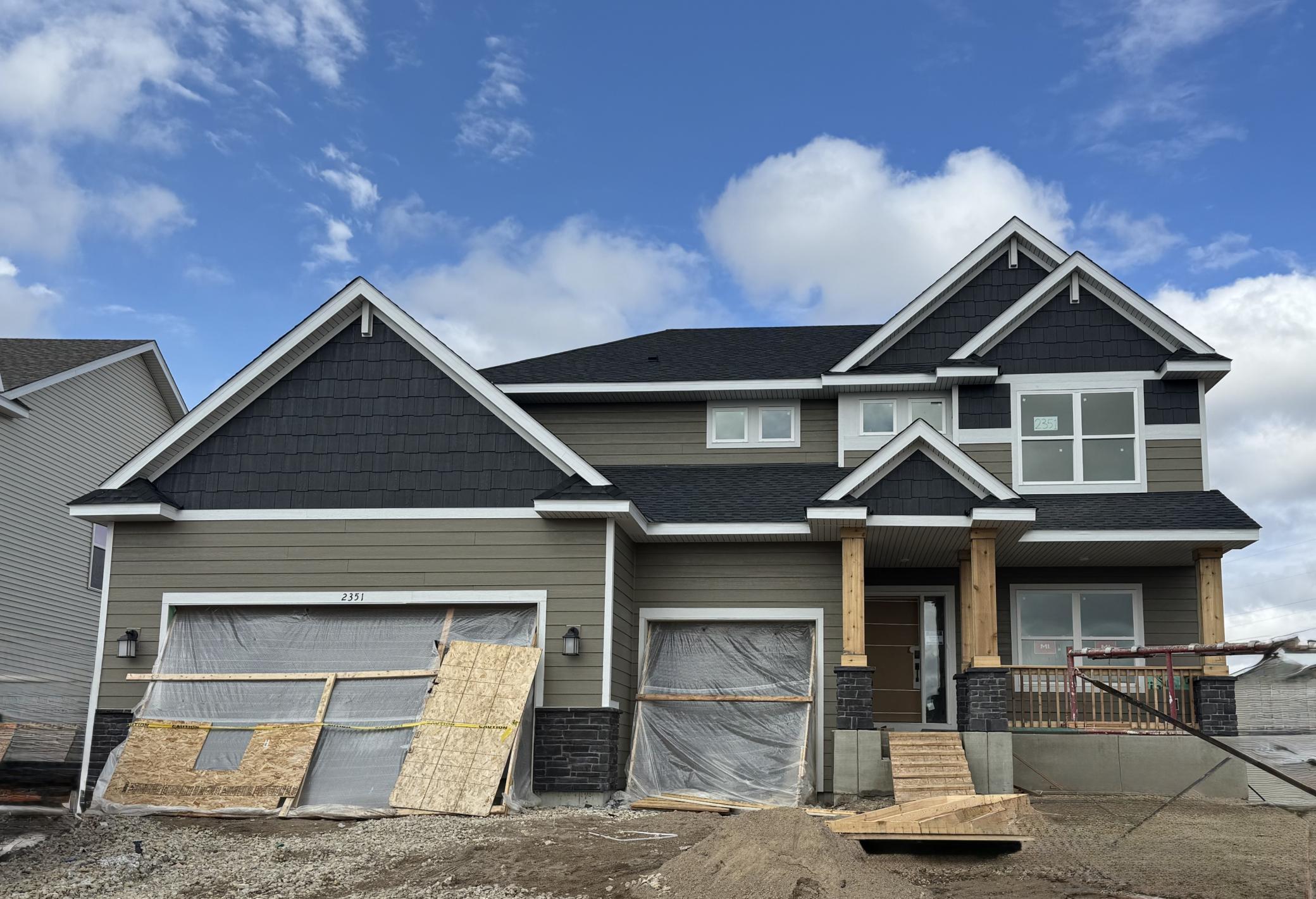 Progress photo of the actual home!