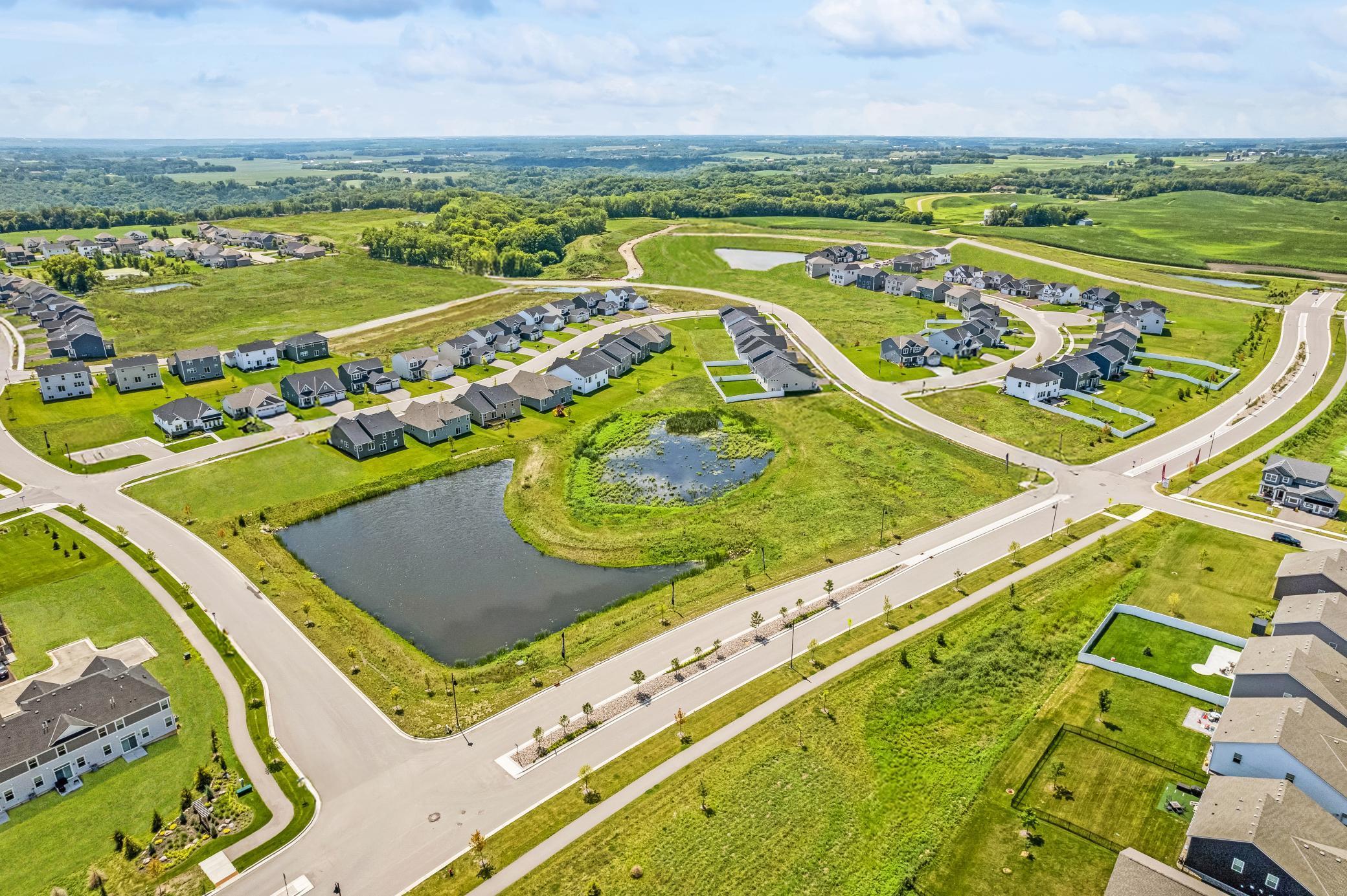 A stunning aerial view of the community.