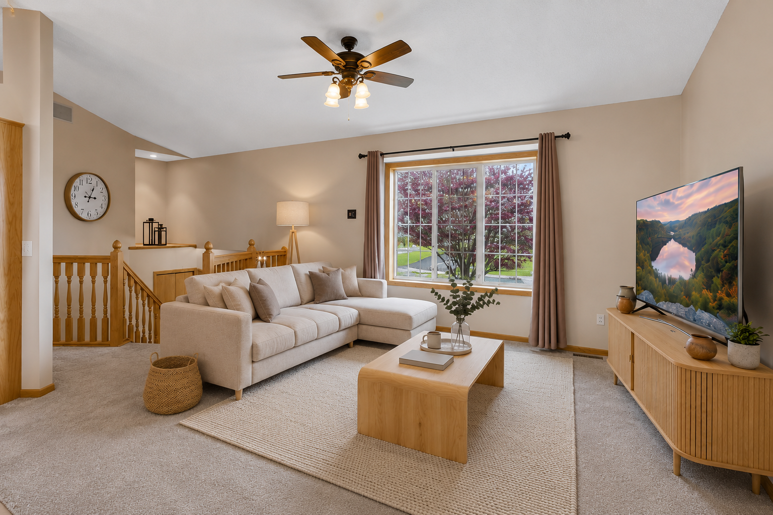 Bright, welcoming, and beautifully staged, this cozy living space offers the perfect blend of comfort, warmth, and everyday functionality. *Virtually staged to show design options.
