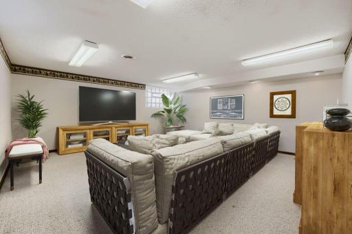 Media Room or lower bedroom Virtual Staged