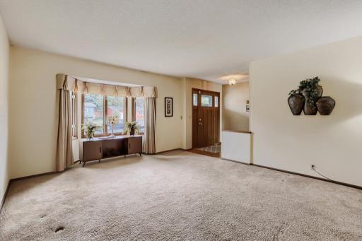 Formal Living Room. Hardwood floor under the carpet