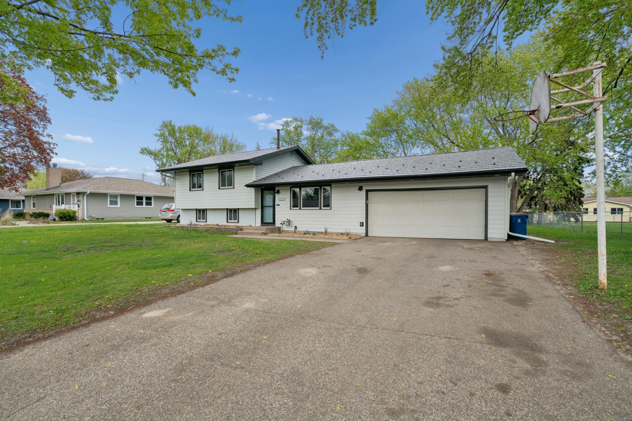 Oversized attached 2+ Car Garage