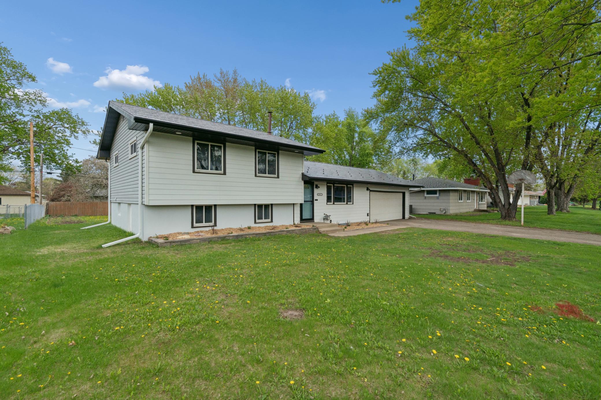 View of front and side yard