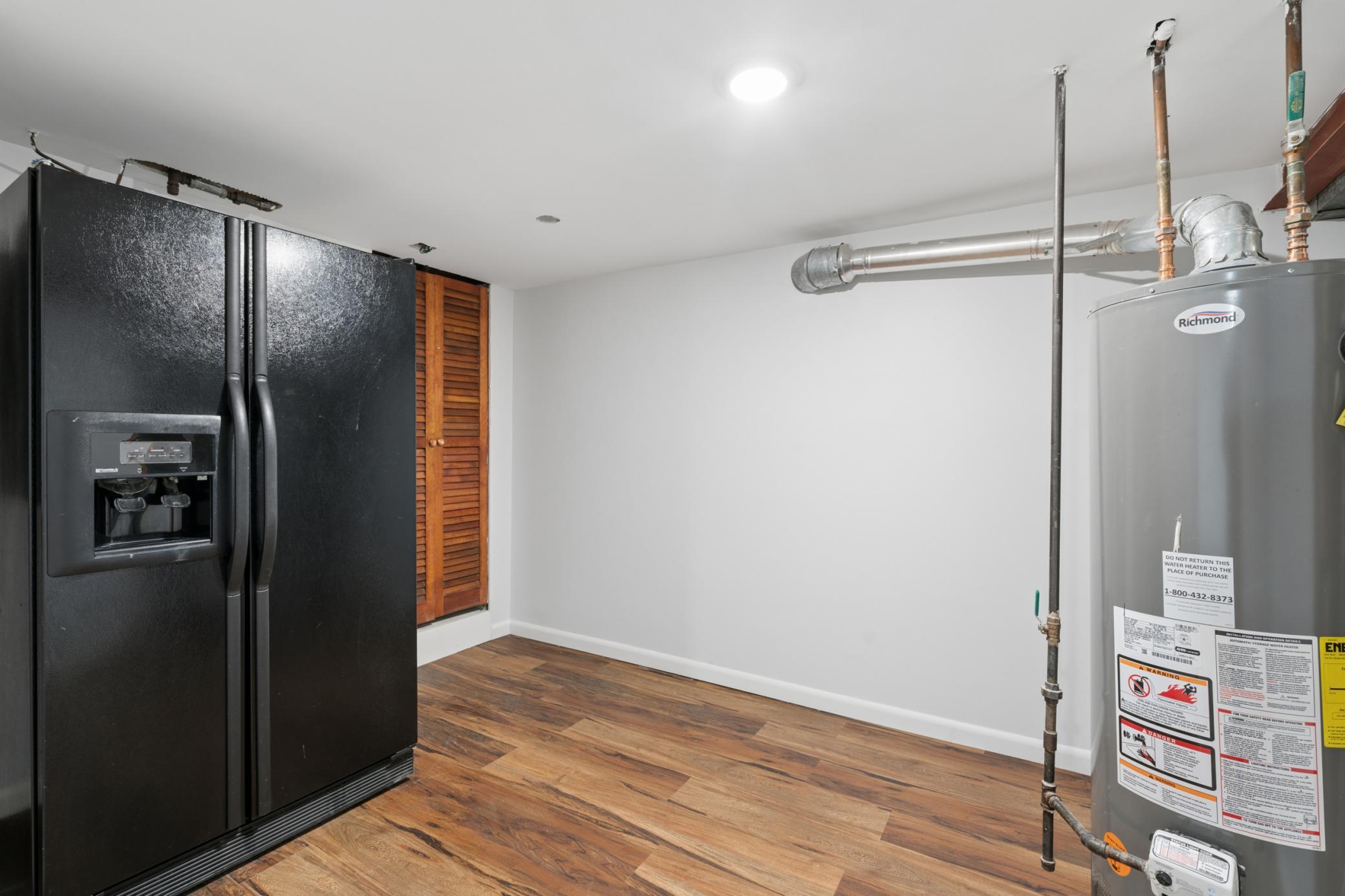 Utility Room with second refrigerator