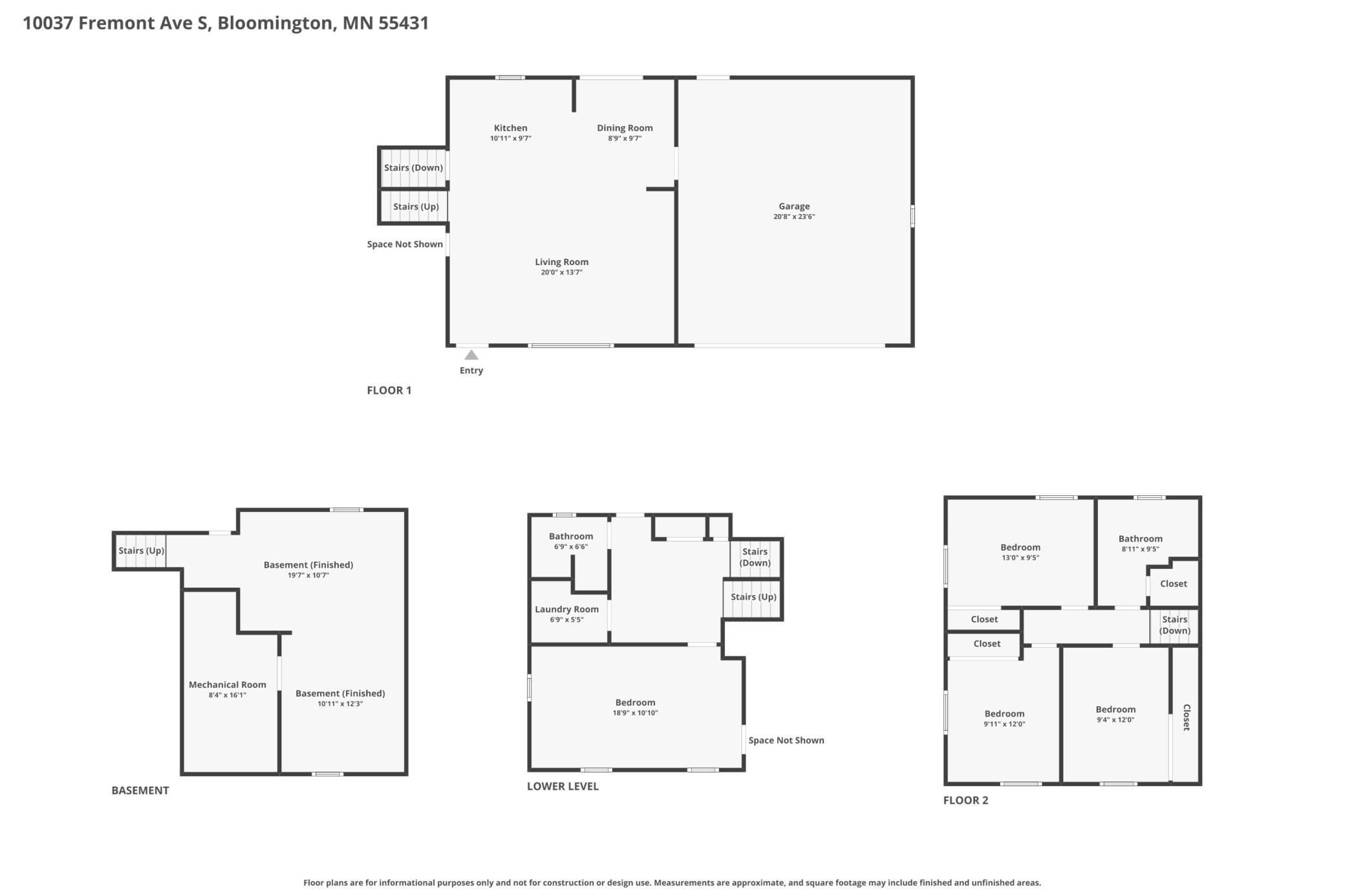 Combined Floorplans