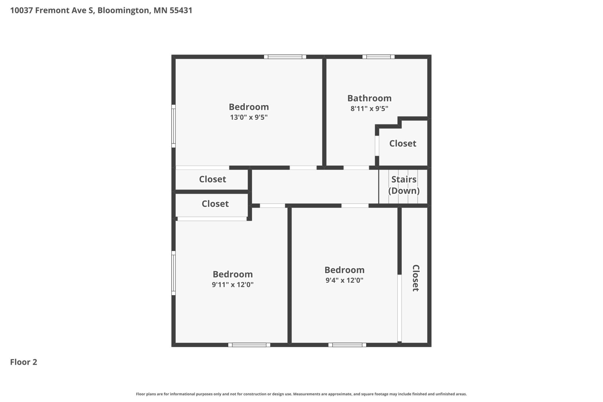 Upper Floorplan