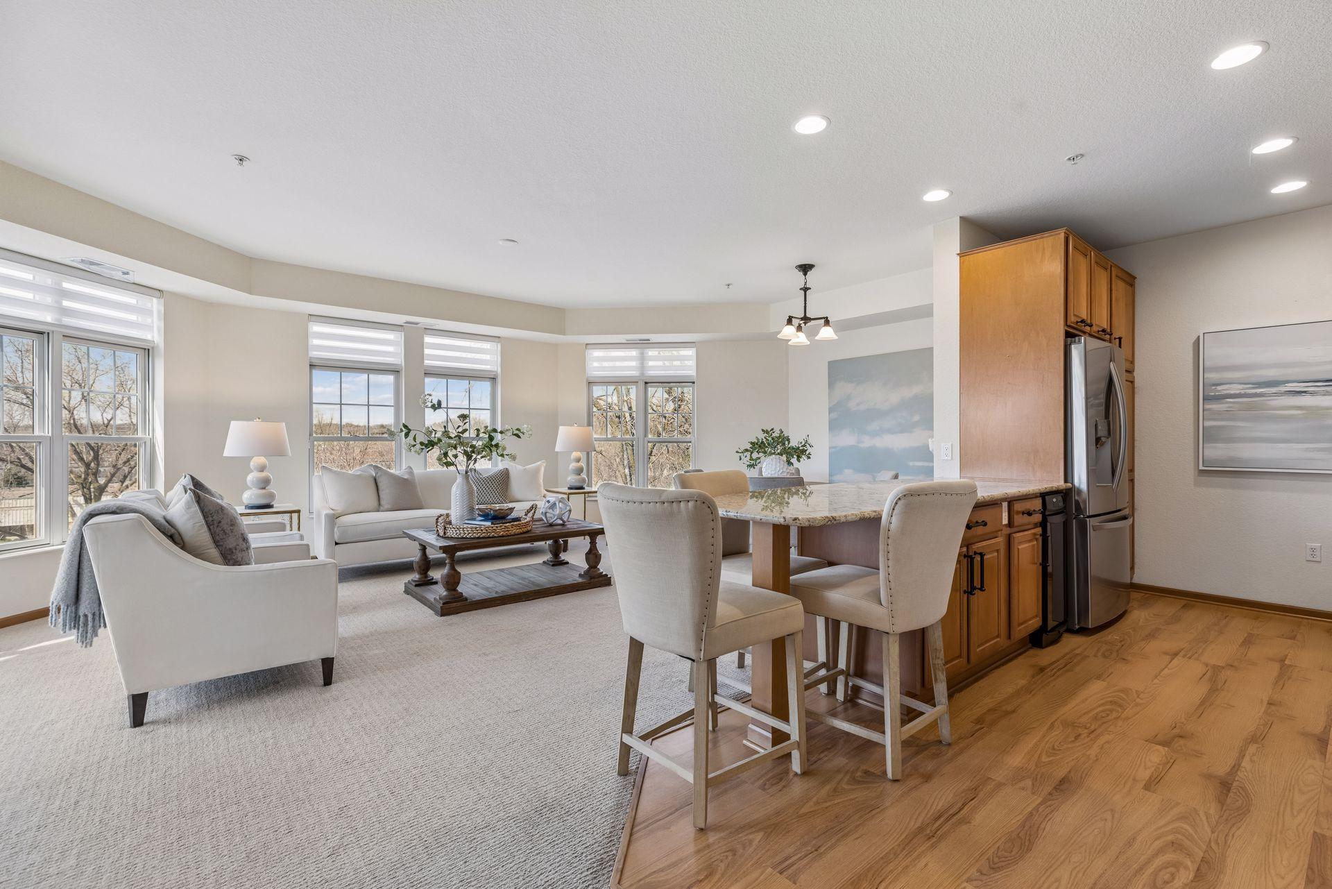 View into the main living area.