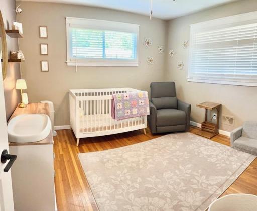 2nd Main floor bedroom with hardwood floor