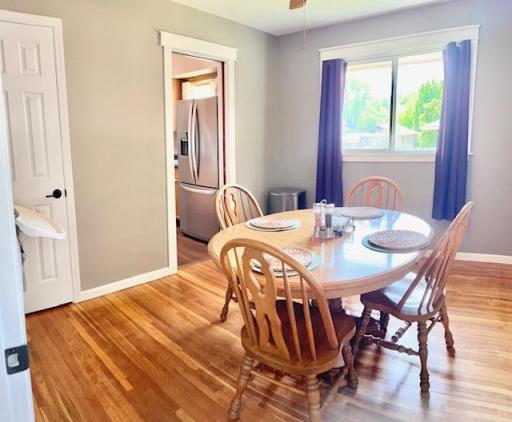 Currently used as a dining room but easily used as a 3rd Main floor bedroom