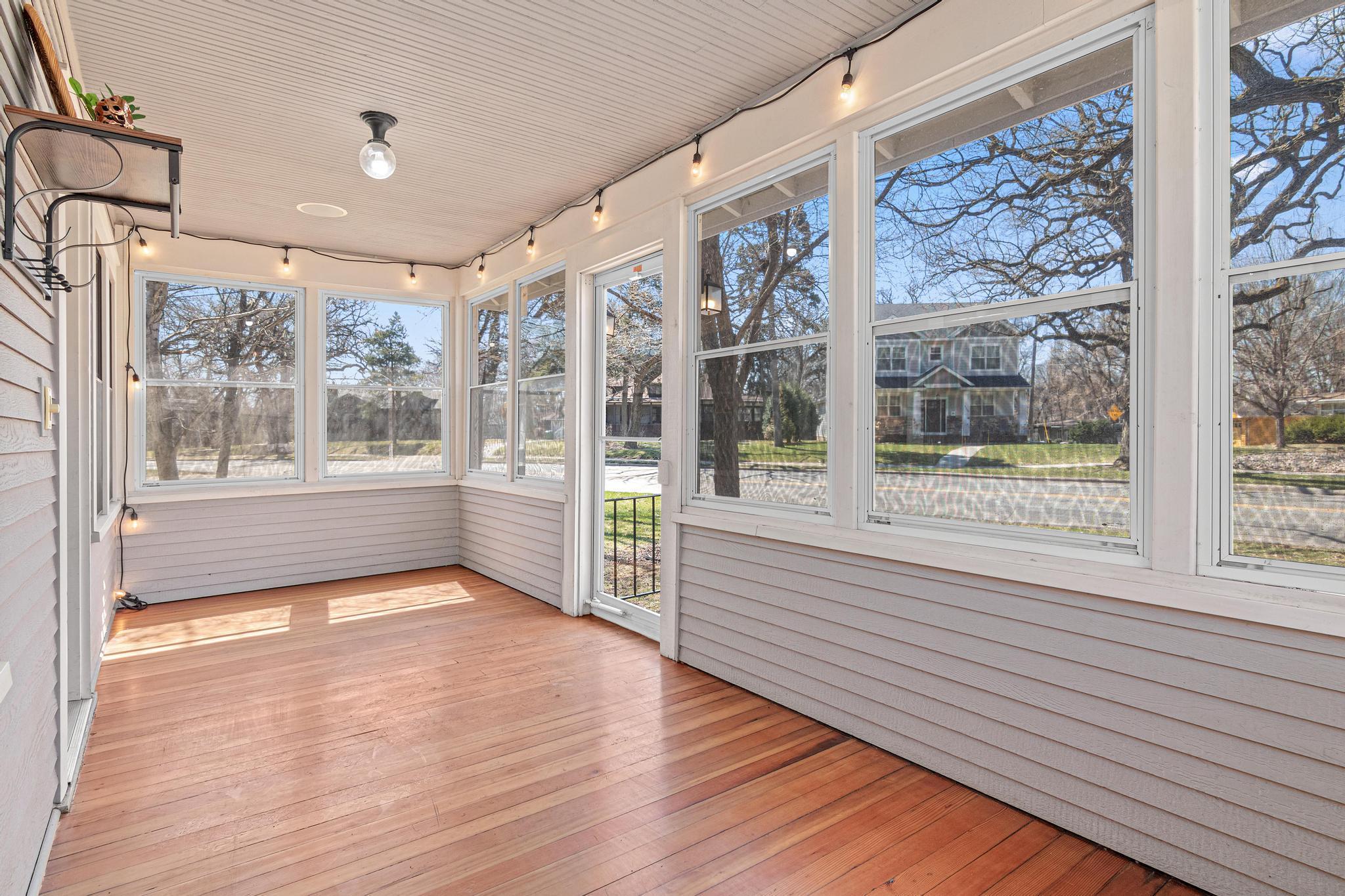 Charming front porch ready to greet family and friends. Enjoy your favorite beverage at the end of the day.