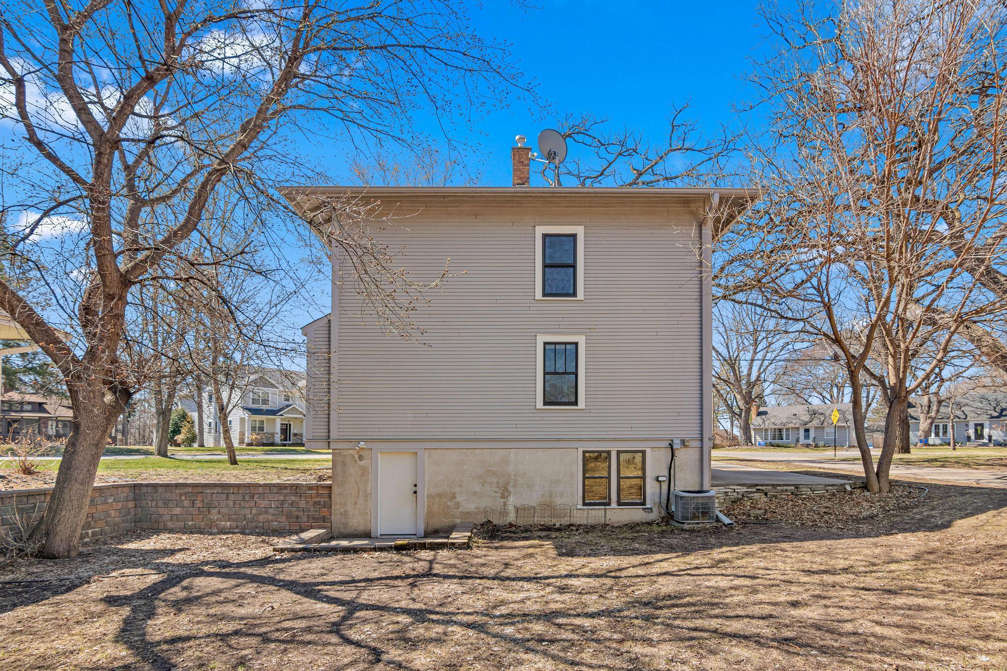 View of the back of the home from the deep yard.