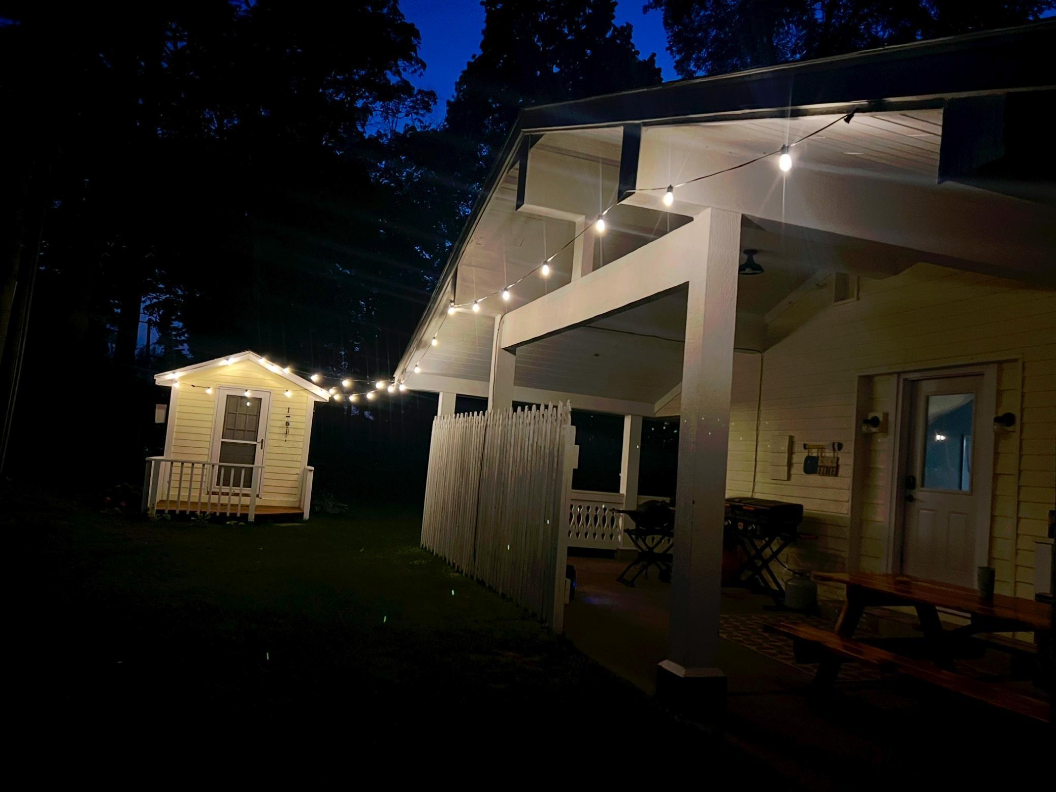 Wrap-around Concrete Patio