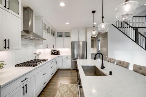 Lots of counter space in this chef's delight