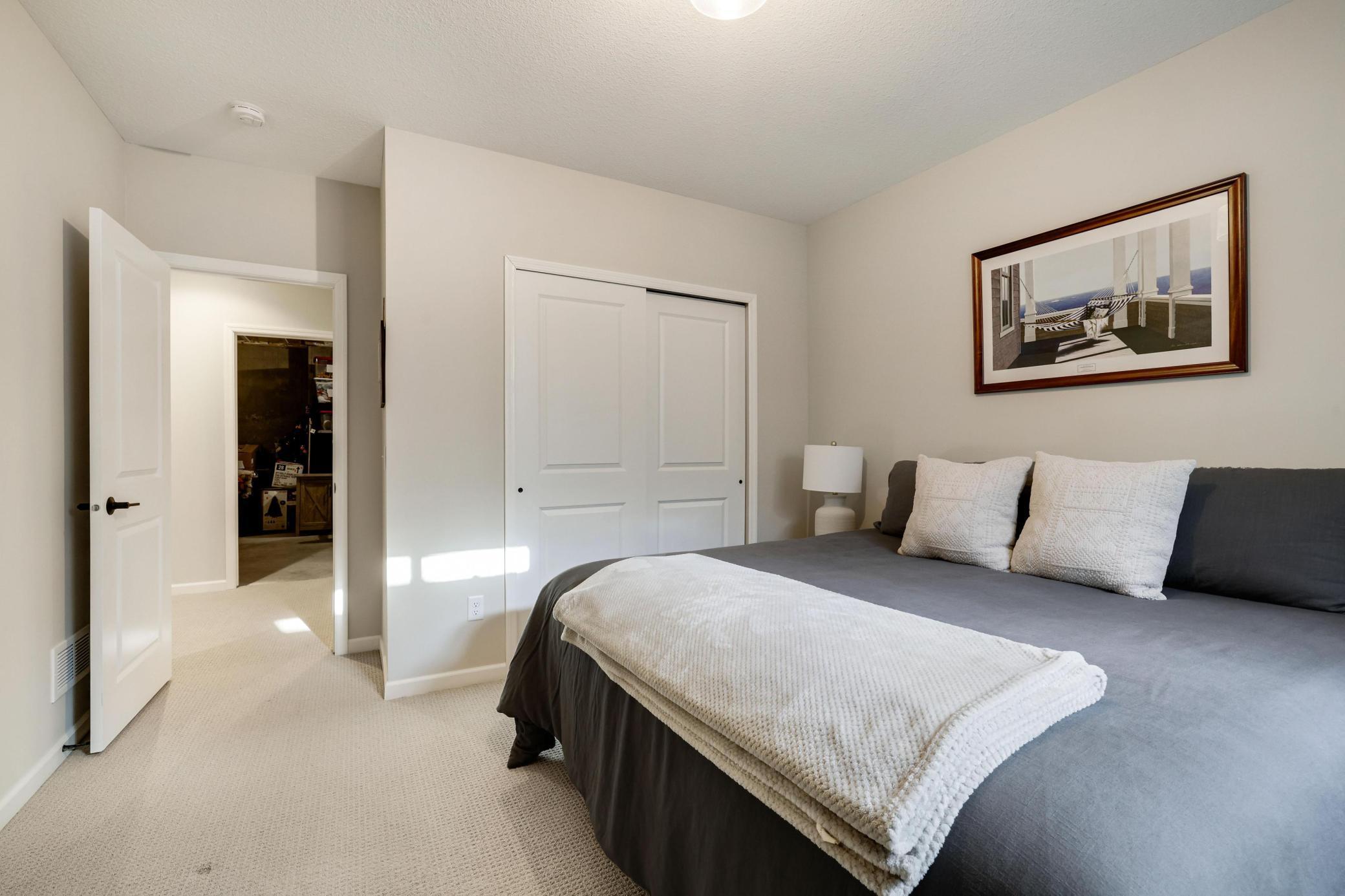 This bedroom is perfect for guests or teens