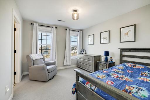 Front bedroom with private full bath and walk-in closet