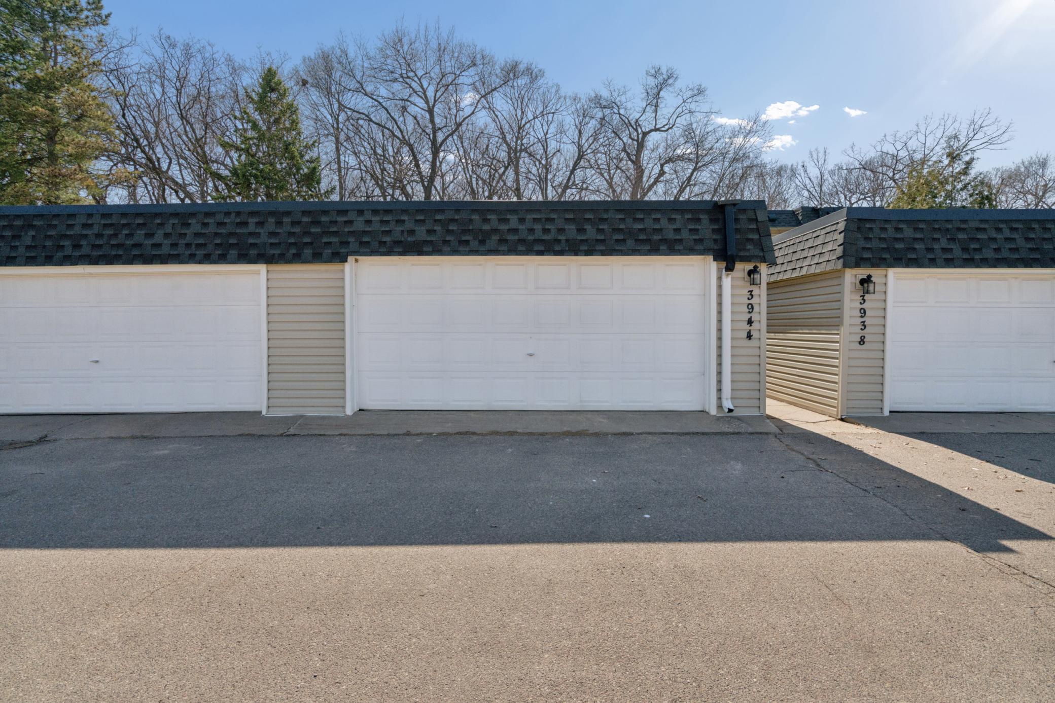 Large Two Car Garage
