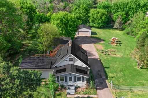 New roof, solar panels, Anderson windows. Incredible property.