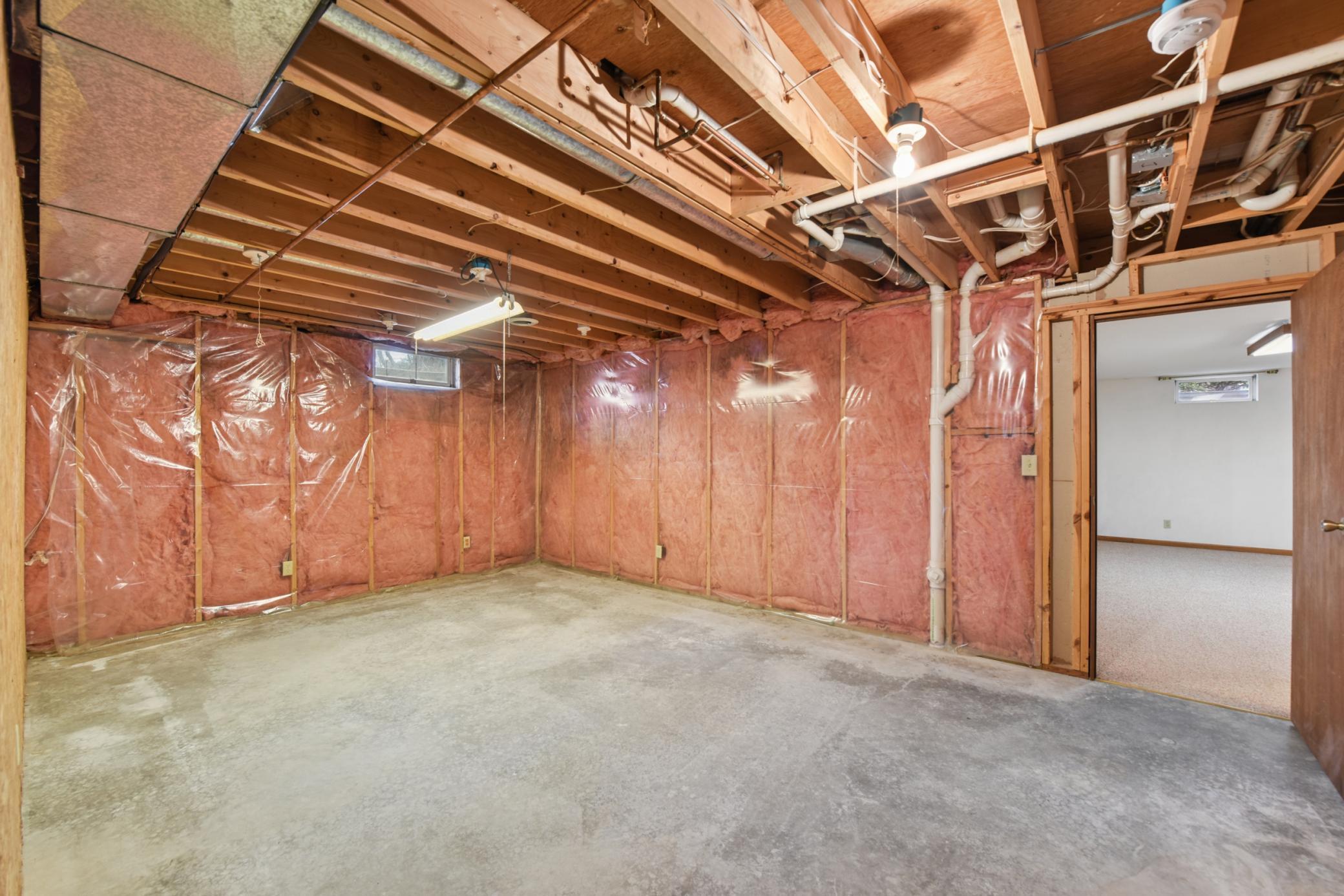 Storage/expansion room off family room