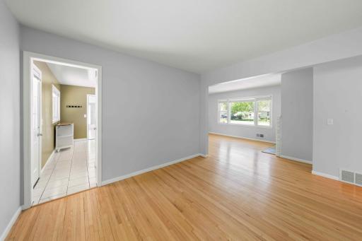 Formal dining area with space for a big dining table